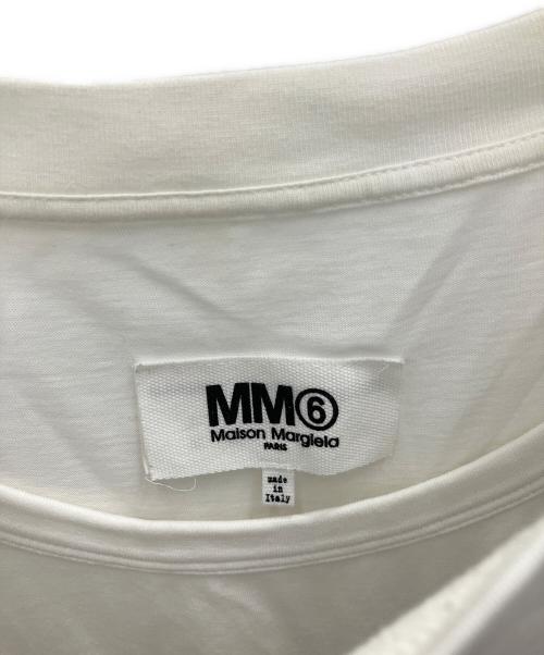 MM6 Maison Margiela（エムエムシックスメゾンマルジェラ）MM6 Maison Margiela (エムエムシックスメゾンマルジェラ) 半袖カットソー ホワイト サイズ:Mの古着・服飾アイテム