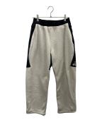 stussy×MOUNTAIN HARD WEARステューシー×マウンテンハードウェア）の古着「ボアパンツ」｜アイボリー×ブラック