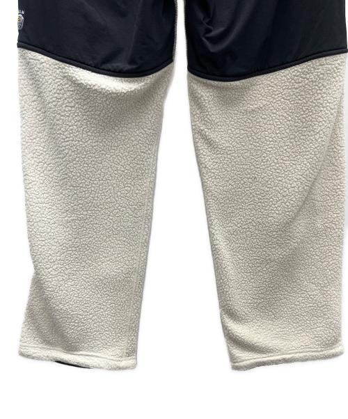 stussy（ステューシー）stussy (ステューシー) MOUNTAIN HARD WEAR (マウンテンハードウェア) ボアパンツ アイボリー×ブラック サイズ:SIZE Mの古着・服飾アイテム
