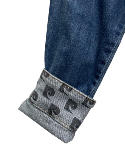 pierre cardin（ピエール・カルダン）pierre cardin (ピエール・カルダン) フード付デニムジャケット インディゴ サイズ:38の古着・服飾アイテム