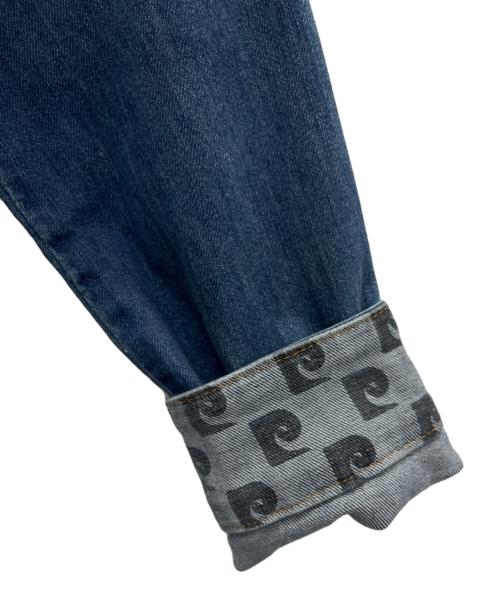 pierre cardin（ピエール・カルダン）pierre cardin (ピエール・カルダン) フード付デニムジャケット インディゴ サイズ:38の古着・服飾アイテム