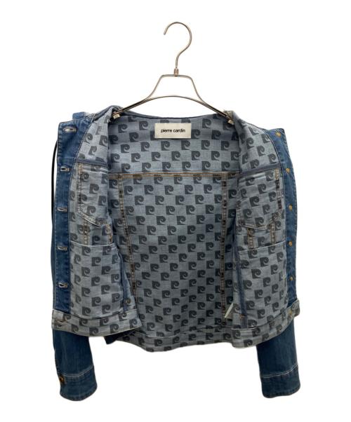 pierre cardin（ピエール・カルダン）pierre cardin (ピエール・カルダン) フード付デニムジャケット インディゴ サイズ:38の古着・服飾アイテム