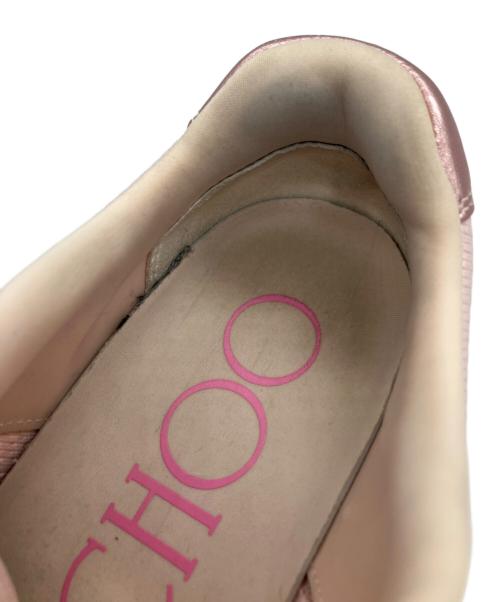 JIMMY CHOO（ジミーチュウ）JIMMY CHOO (ジミーチュウ) 厚底スニーカー ピンク サイズ:SIZE37の古着・服飾アイテム