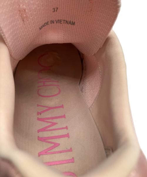 JIMMY CHOO（ジミーチュウ）JIMMY CHOO (ジミーチュウ) 厚底スニーカー ピンク サイズ:SIZE37の古着・服飾アイテム