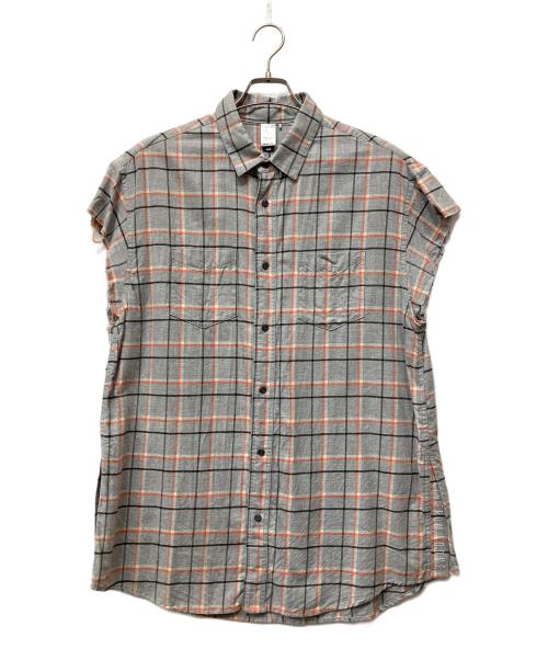 MAGIC STICK（マジックスティック）MAGIC STICK (マジックスティック) 半袖シャツ グレー サイズ:LARGEの古着・服飾アイテム