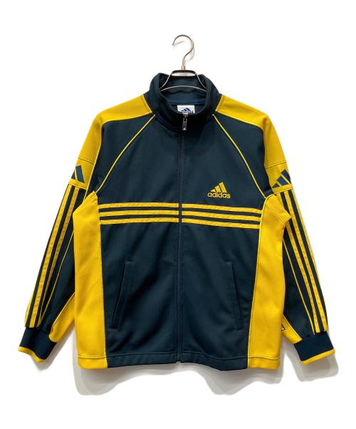adidas（アディダス）adidas (アディダス) トラックジャケット ネイビー×イエロー サイズ:Sの古着・服飾アイテム