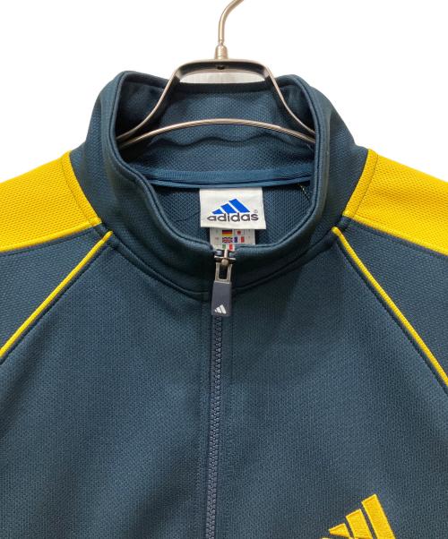 adidas（アディダス）adidas (アディダス) トラックジャケット ネイビー×イエロー サイズ:Sの古着・服飾アイテム