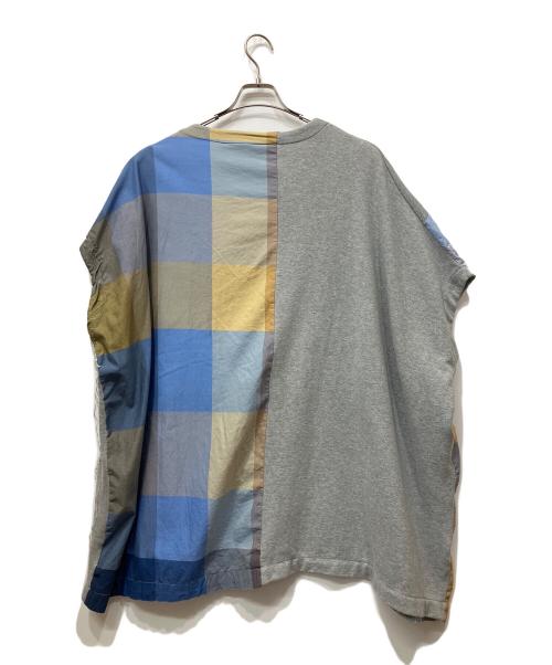 Dulcamara（ドゥルカマラ）Dulcamara (ドゥルカマラ) 切替スウェット グレー サイズ:Fの古着・服飾アイテム