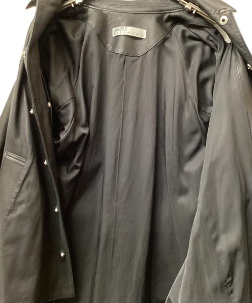 RAKINES（ラキネス）RAKINES (ラキネス) レザーコーチジャケット ブラック サイズ:2の古着・服飾アイテム