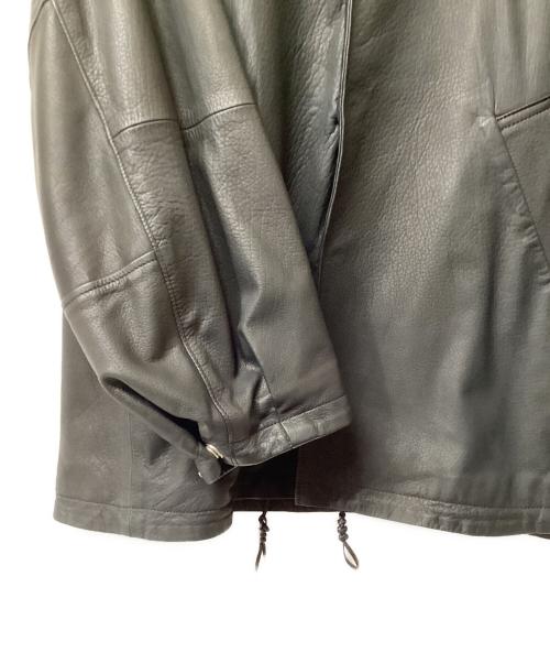 RAKINES（ラキネス）RAKINES (ラキネス) レザーコーチジャケット ブラック サイズ:2の古着・服飾アイテム