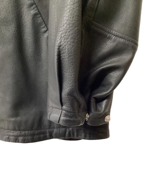 RAKINES（ラキネス）RAKINES (ラキネス) レザーコーチジャケット ブラック サイズ:2の古着・服飾アイテム