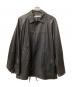 RAKINES（ラキネス）の古着「レザーコーチジャケット」｜ブラック