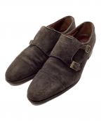 JOSEPH CHEANEYジョセフチーニー）の古着「モンクストラップシューズ」｜ブラウン