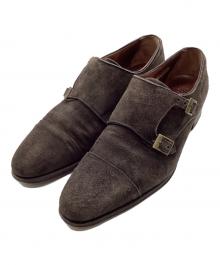 JOSEPH CHEANEY（ジョセフチーニー）の古着「モンクストラップシューズ」｜ブラウン