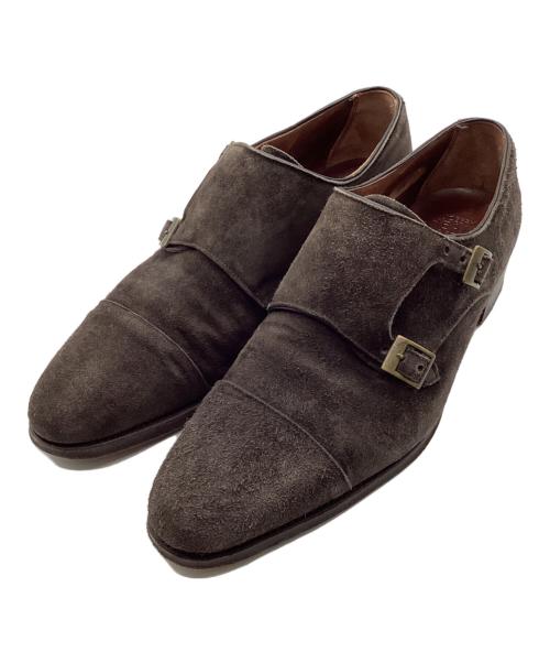 JOSEPH CHEANEY（ジョセフチーニー）JOSEPH CHEANEY (ジョセフチーニー) モンクストラップシューズ ブラウン サイズ:Ｌ（26～27cm）の古着・服飾アイテム