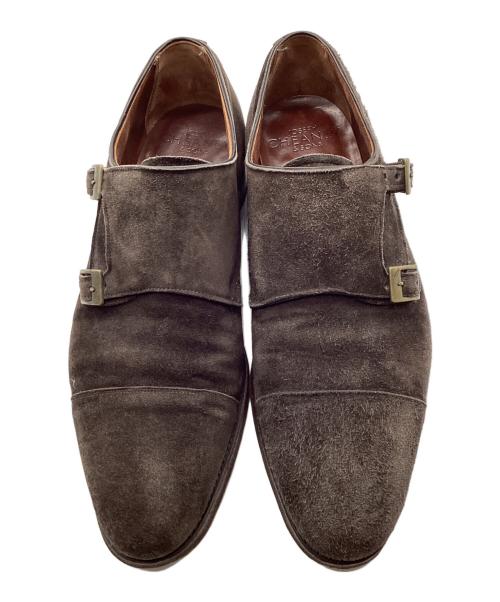 JOSEPH CHEANEY（ジョセフチーニー）JOSEPH CHEANEY (ジョセフチーニー) モンクストラップシューズ ブラウン サイズ:Ｌ（26～27cm）の古着・服飾アイテム