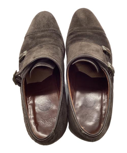 JOSEPH CHEANEY（ジョセフチーニー）JOSEPH CHEANEY (ジョセフチーニー) モンクストラップシューズ ブラウン サイズ:Ｌ（26～27cm）の古着・服飾アイテム