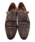 JOSEPH CHEANEY (ジョセフチーニー) モンクストラップシューズ ブラウン サイズ:Ｌ（26～27cm）：8000円