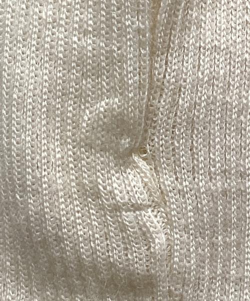 MM6 Maison Margiela（エムエムシックスメゾンマルジェラ）MM6 Maison Margiela (エムエムシックスメゾンマルジェラ) 薄手ニット ブラック×ホワイト サイズ:Sの古着・服飾アイテム
