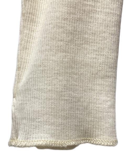 MM6 Maison Margiela（エムエムシックスメゾンマルジェラ）MM6 Maison Margiela (エムエムシックスメゾンマルジェラ) 薄手ニット ブラック×ホワイト サイズ:Sの古着・服飾アイテム