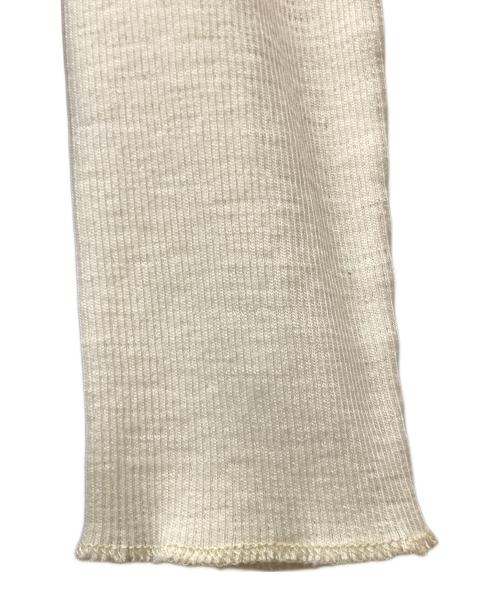 MM6 Maison Margiela（エムエムシックスメゾンマルジェラ）MM6 Maison Margiela (エムエムシックスメゾンマルジェラ) 薄手ニット ブラック×ホワイト サイズ:Sの古着・服飾アイテム