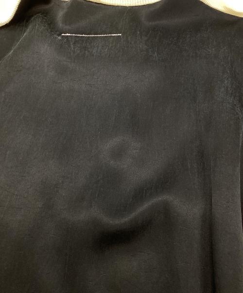 MM6 Maison Margiela（エムエムシックスメゾンマルジェラ）MM6 Maison Margiela (エムエムシックスメゾンマルジェラ) 薄手ニット ブラック×ホワイト サイズ:Sの古着・服飾アイテム