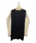 MM6 Maison Margiela (エムエムシックスメゾンマルジェラ) 薄手ニット ブラック×ホワイト サイズ:S：7000円