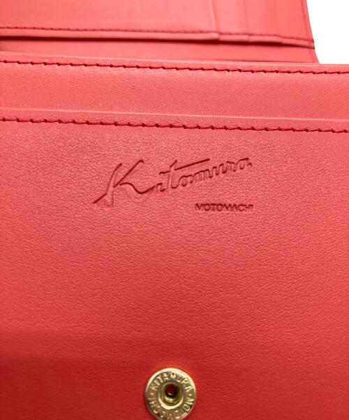 KITAMURA（キタムラ）KITAMURA (キタムラ) 2つ折り財布 レッドの古着・服飾アイテム