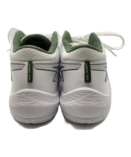 asics（アシックス）asics (アシックス) UNPRE ARS 2 WIDE ホワイト×グリーン サイズ: 26.5cmの古着・服飾アイテム