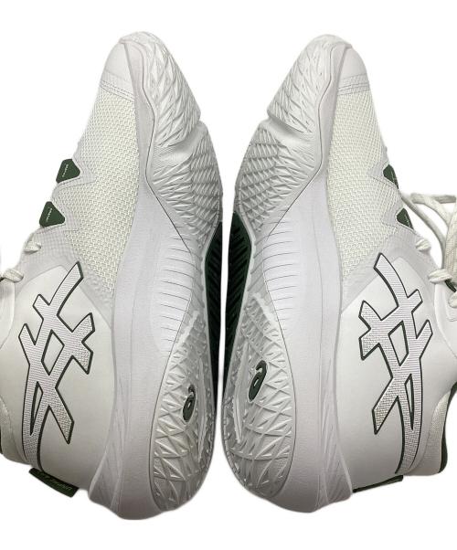 asics（アシックス）asics (アシックス) UNPRE ARS 2 WIDE ホワイト×グリーン サイズ: 26.5cmの古着・服飾アイテム