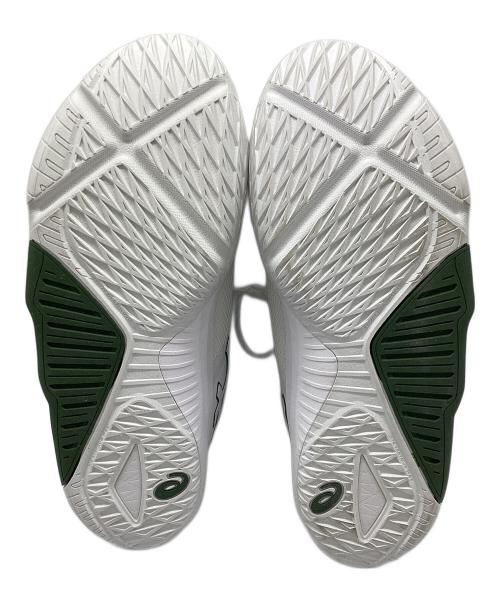 asics（アシックス）asics (アシックス) UNPRE ARS 2 WIDE ホワイト×グリーン サイズ: 26.5cmの古着・服飾アイテム