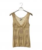 CHANELシャネル）の古着「CHANEL　タンクトップ」｜ベージュ