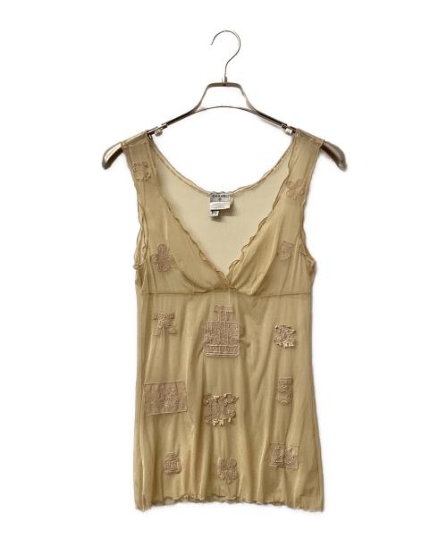 CHANEL（シャネル）CHANEL (シャネル) CHANEL　タンクトップ ベージュ サイズ:36の古着・服飾アイテム