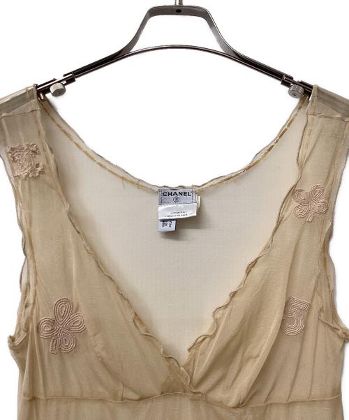 CHANEL（シャネル）CHANEL (シャネル) CHANEL　タンクトップ ベージュ サイズ:36の古着・服飾アイテム