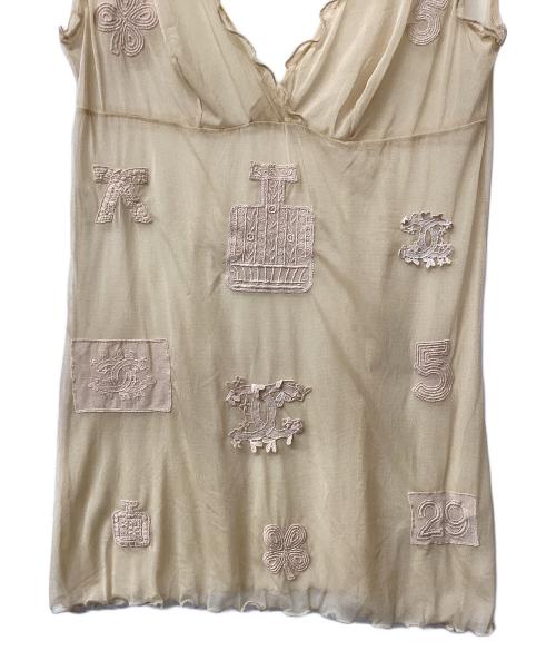 CHANEL（シャネル）CHANEL (シャネル) CHANEL　タンクトップ ベージュ サイズ:36の古着・服飾アイテム