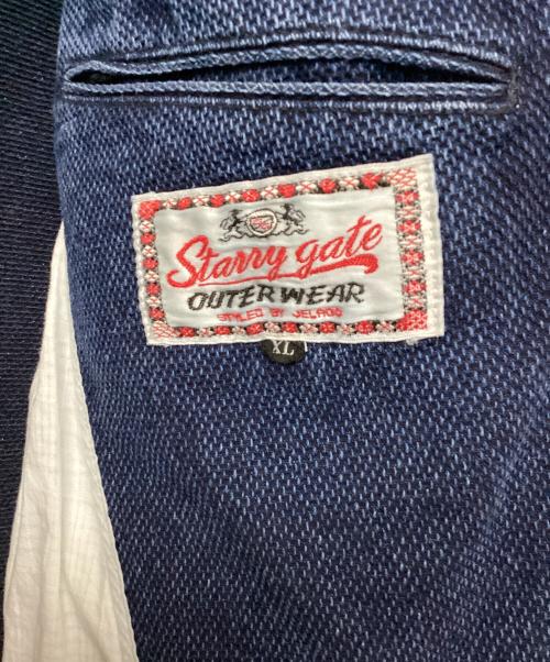 STARRY GATE（スタリーゲート）STARRY GATE (スタリーゲート) Starry gate テーラードジャケット ネイビー サイズ:XLの古着・服飾アイテム
