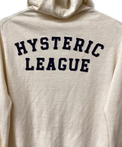 Hysteric Glamour（ヒステリックグラマー）Hysteric Glamour (ヒステリックグラマー) Hysteric Glamour ジップパーカー クリーム サイズ:Mの古着・服飾アイテム