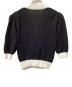 PRADA (プラダ) クロップドカーディガン ブラック×ホワイト サイズ:40：65000円