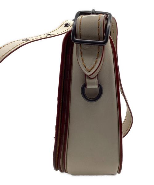 COACH（コーチ）COACH (コーチ) ショルダーバッグ ホワイト×ブラウンの古着・服飾アイテム