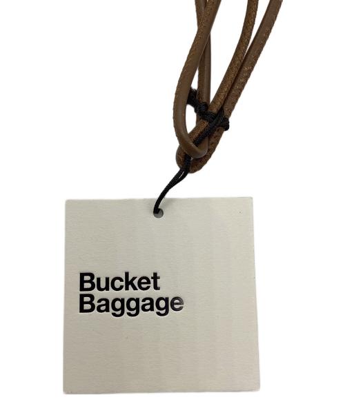 Bucket Baggage（バケットバゲージ）Bucket Baggage (バケットバゲージ) 2.5ルームギャザーポシェット ブラウンの古着・服飾アイテム