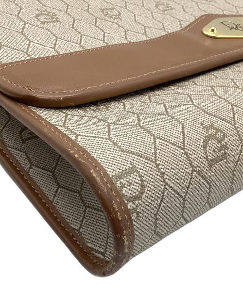 Christian Dior（クリスチャン ディオール）Christian Dior (クリスチャン ディオール) チェーンショルダーバッグ ベージュ×ブラウンの古着・服飾アイテム