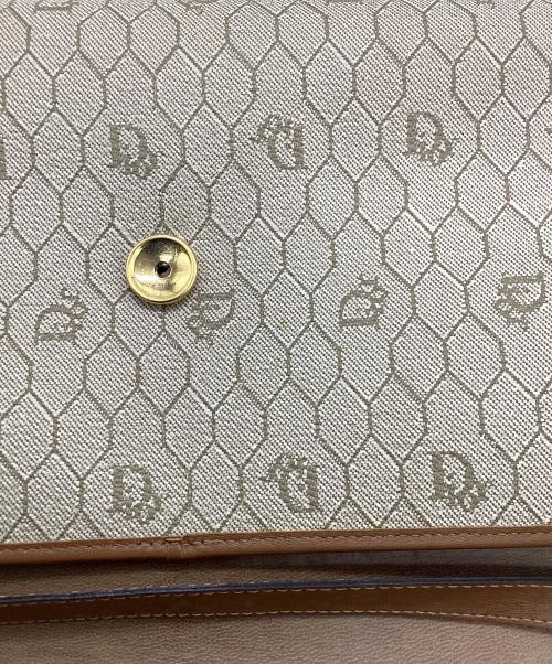 Christian Dior（クリスチャン ディオール）Christian Dior (クリスチャン ディオール) チェーンショルダーバッグ ベージュ×ブラウンの古着・服飾アイテム