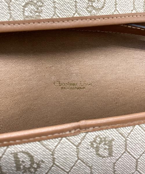 Christian Dior（クリスチャン ディオール）Christian Dior (クリスチャン ディオール) チェーンショルダーバッグ ベージュ×ブラウンの古着・服飾アイテム