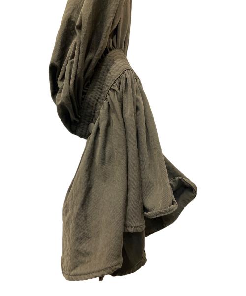 CASA FLINE（カーサフライン）CASA FLINE (カーサフライン) ロングタックワンピース オリーブ サイズ:Ｆの古着・服飾アイテム