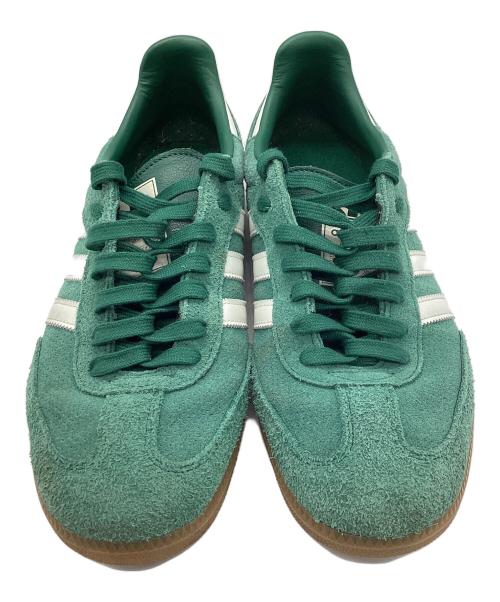 adidas（アディダス）adidas (アディダス) ローカットスニーカー グリーン×ホワイト サイズ:27.5cmの古着・服飾アイテム