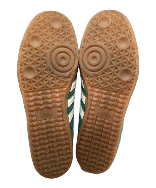 adidas（アディダス）adidas (アディダス) ローカットスニーカー グリーン×ホワイト サイズ:27.5cmの古着・服飾アイテム