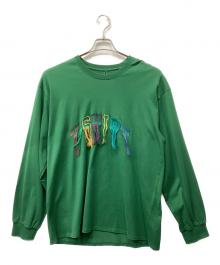 doublet×FRYING EMBROIDERY（ダブレット）の古着「半袖カットソー」｜グリーン
