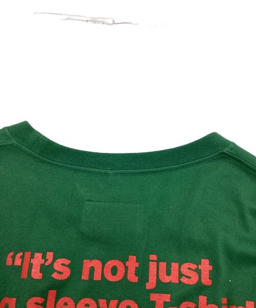 doublet（ダブレット）doublet (ダブレット) FRYING EMBROIDERY 半袖カットソー グリーン サイズ:XLの古着・服飾アイテム