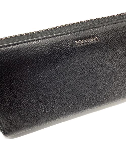 PRADA（プラダ）PRADA (プラダ) 長財布 ブラックの古着・服飾アイテム