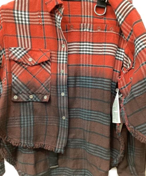 DIESEL（ディーゼル）DIESEL (ディーゼル) 長袖シャツ レッド サイズ:Sの古着・服飾アイテム